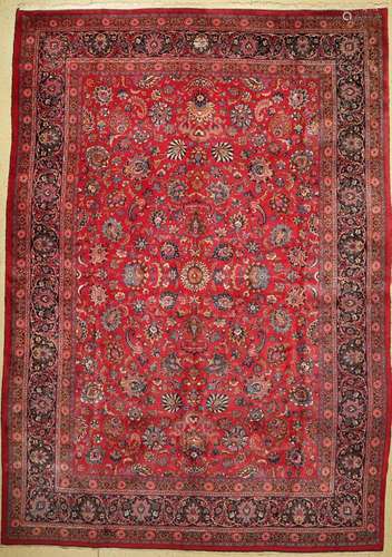 Meshed fine, Persia, approx. 60 years, wool oncotton