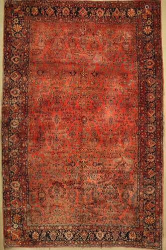 Saruk, Persia, around 1920, wool on cotton, approx. 528