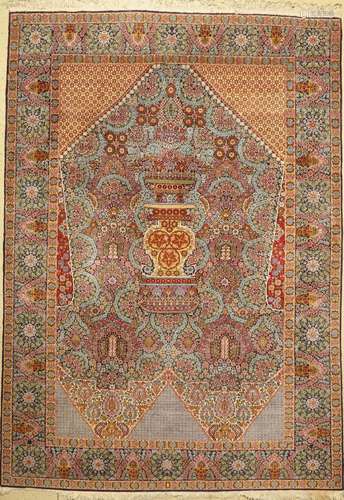 Lahor fine, Pakistan, approx. 50 years, wool on cotton