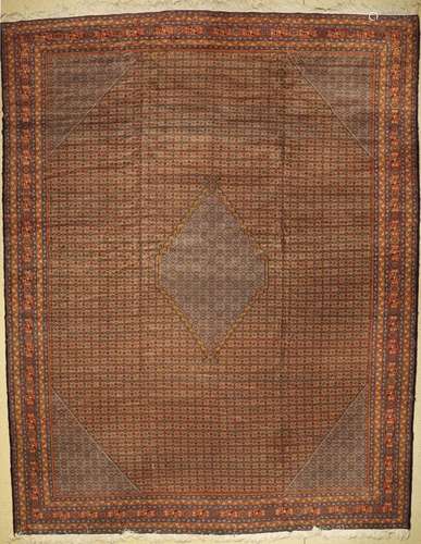 Rare fine Ardebil, Persia, around 1930, wool on cotton