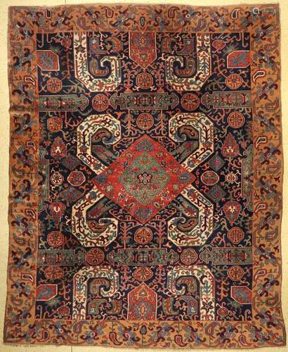 Azeri old, Azerbaijan, around 1930, wool on wool