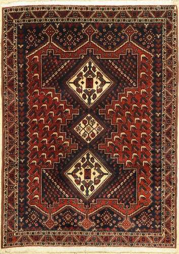 Afshar, Persia, approx. 50 years, wool on cotton