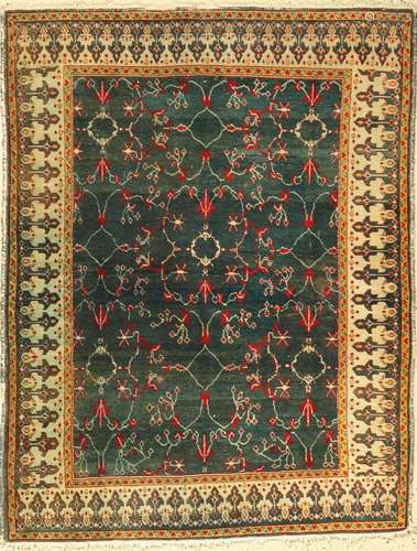 Agra antique, India, 19th century, wool on cotton