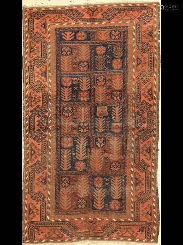 Antique Baluch, Persia, around 1900, wool on wool