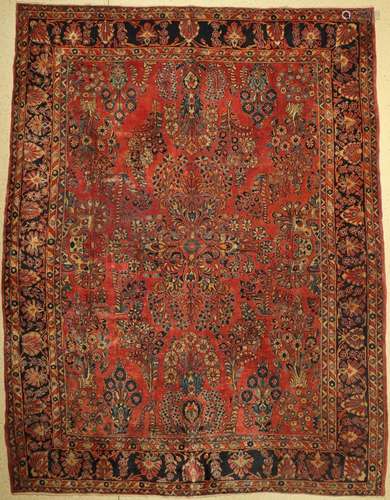 Saruk, Persia, around 1920, wool on cotton, approx. 355