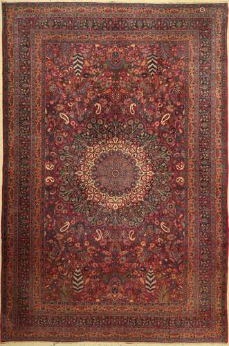 Feiner Khorasan, Persia, around 1930, wool on cotton