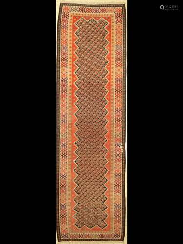 Bidjar Kilim old, Persia, around 1930, wool oncotton