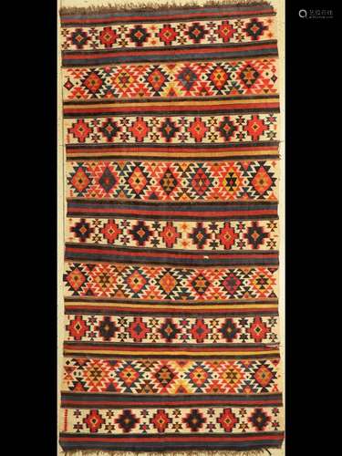 Shahsawan Kilim, Persia, around 1920, wool on wool