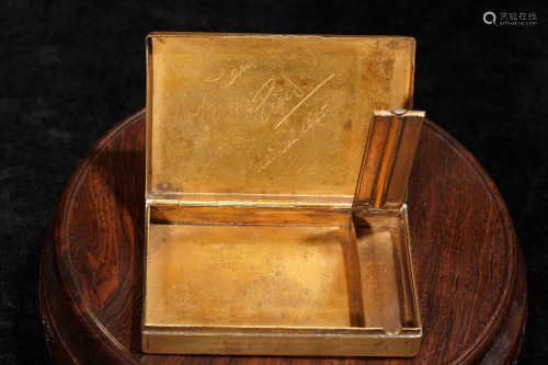 纯铜首饰盒
