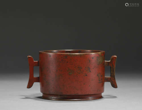 Ming Dynasty copper censer