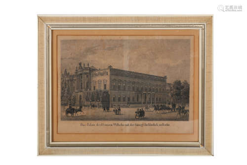 Das Palais des Prinzen Wilhelm I 
mit dem Konigl Bibliothek ...