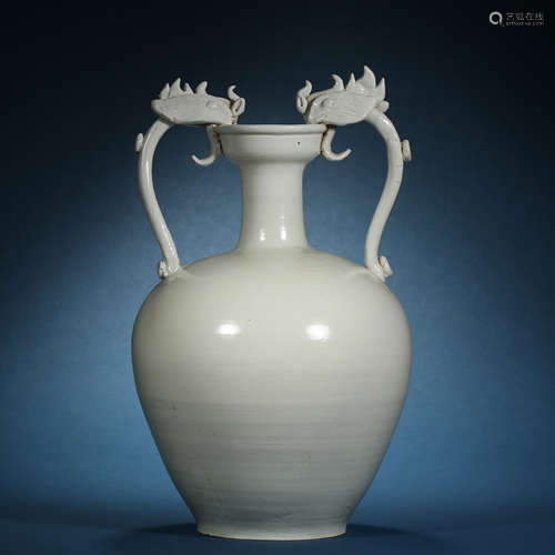 Tang Dynasty,Xing Kiln Phoenix Head Bottle