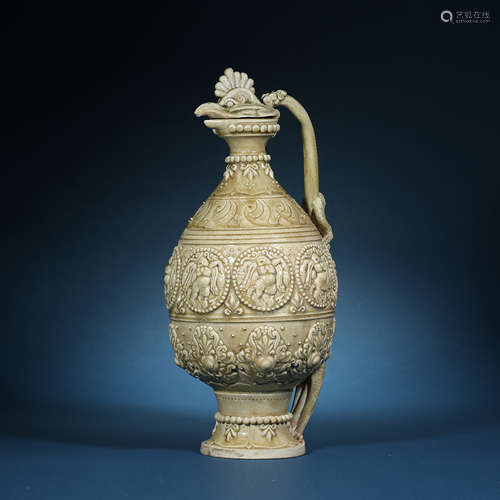 Tang Dynasty,Xiangzhou Kiln Holding Pot