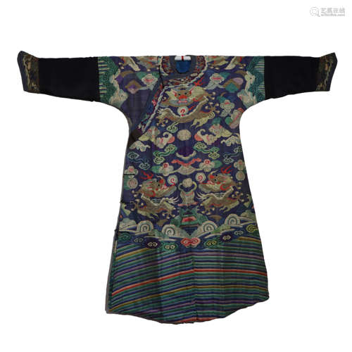 Qing Dynasty,Kesi Dragon Robe