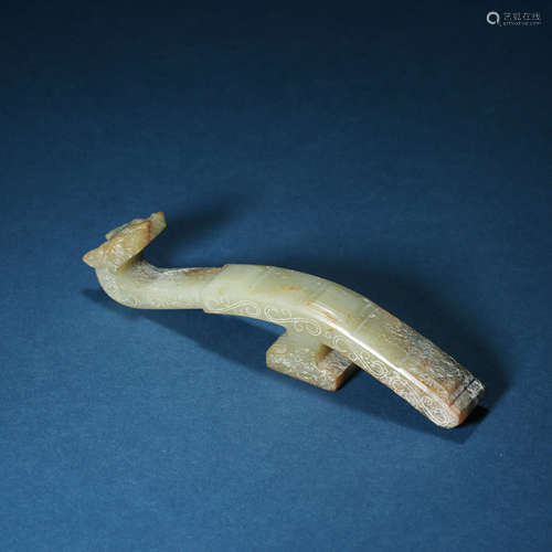 Han Dynasty, Hetian Jade Belt Hook