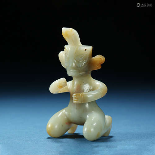 Western Zhou, Hetian Jade Figure