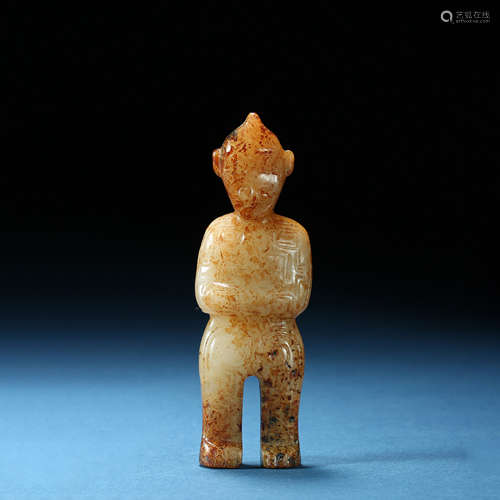 Shang Dynasty,Hetian Jade Man