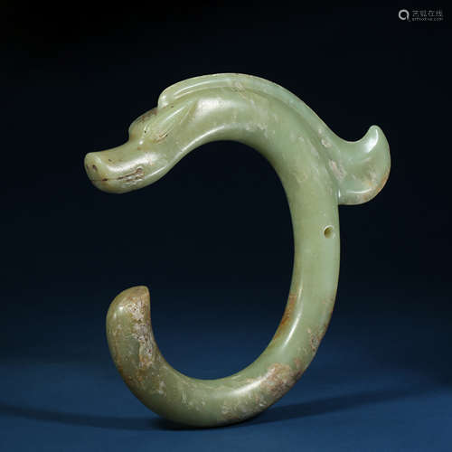 Hongshan Culture,Jade C-Shaped Dragon