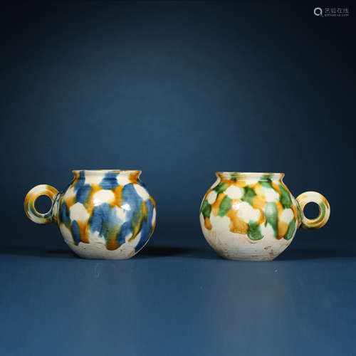 Tang Dynasty,Three-Colour Ear Cup