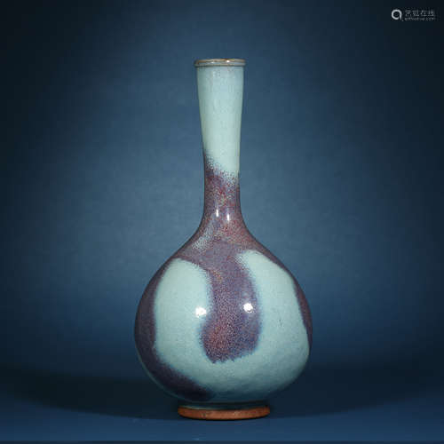 Yuan Dynasty,Jun Kiln Changed Bile Bottle