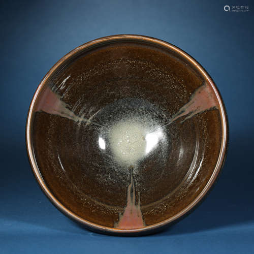 Song Dynasty,Sauce Glaze Kiln Changed Bowl