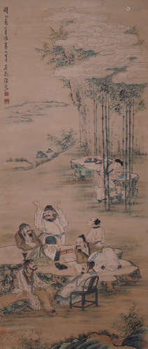 A Chinese Character Story Painting, Zhang Hong Mark