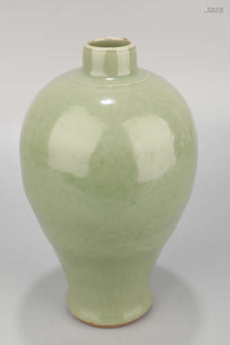 A Jun Glazed Porcelain Plum Vase