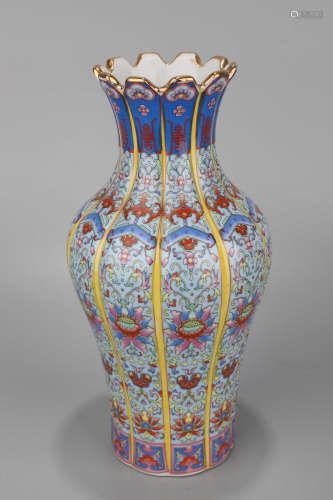 A Lutos Eadge Porcelain Vase