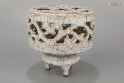 A Longquan Kiln Porcelain Incense Burner