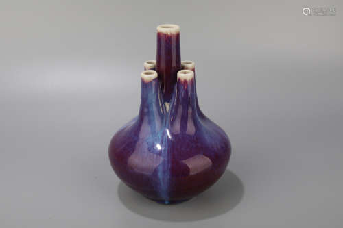 A Glazed Porcelain Vase