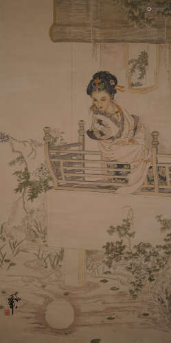 A Chinese Character Story Painting, He Jiaying Mark