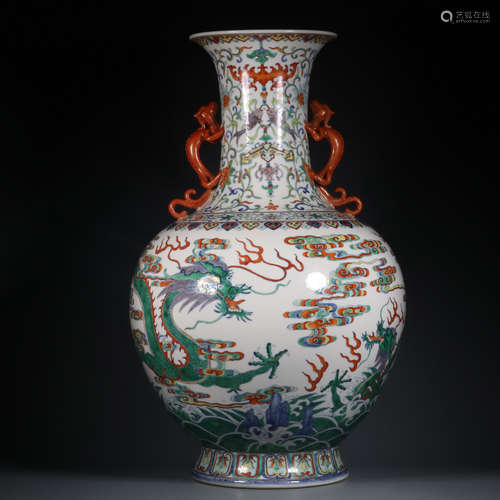 A Doucai Character Story Pattern Porcelain Zui