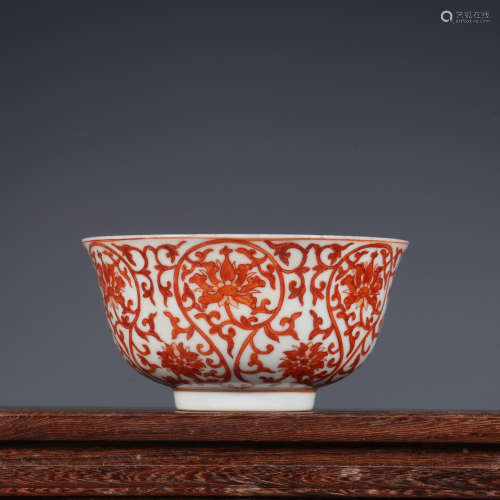 A Drawing Branch Pattern Porcelain Bowl