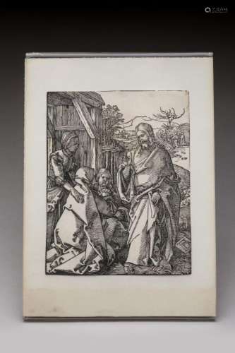 Albrecht DÜRER (1471-1528)
Jésus prenant congé de sa mère
Pl...