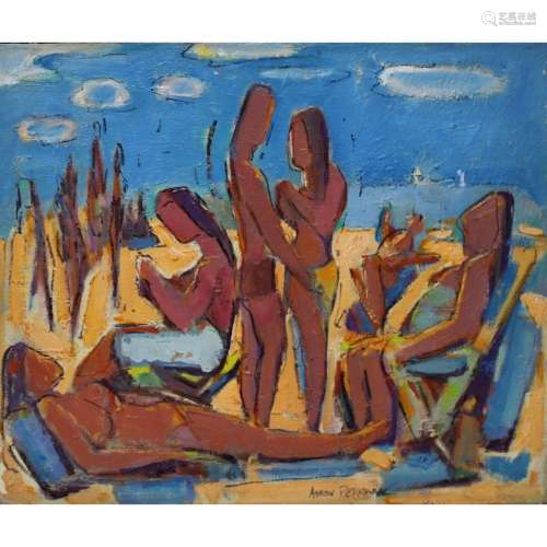 Aaron Berkman (NY 1900 - 1991) "Beach"