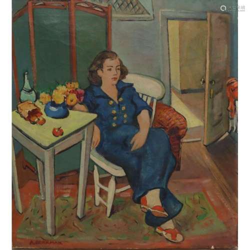 A Berkman (NY 1900 - 1991) "In the Studio"