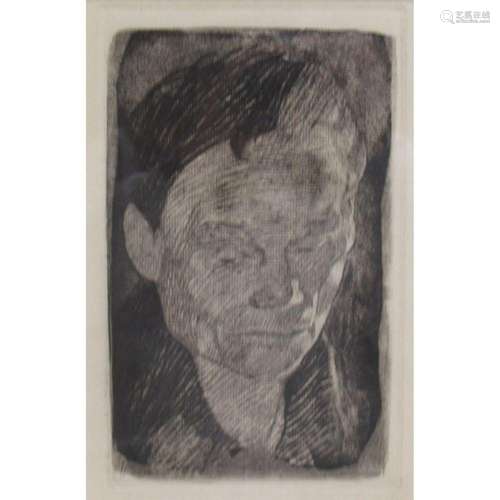 Kathe Kollwitz Etching on Wove Paper