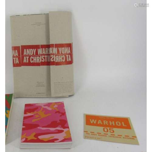 Collection of Andy Warhol Books and Portfolio