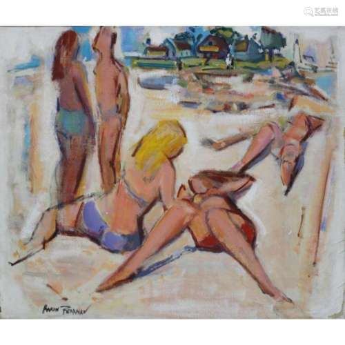 Aaron Berkman (US,1900 - 1991)" Beach Bodies "
