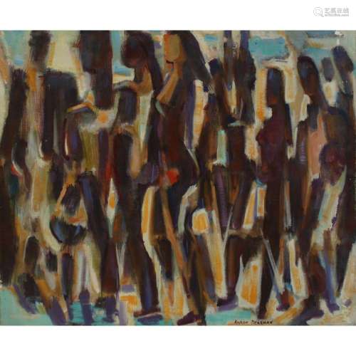Aaron Berkman (NY 1900 - 1991) Abstract Figures