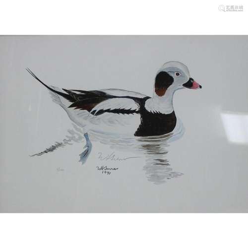 W T Shurner? Signed Duck Print