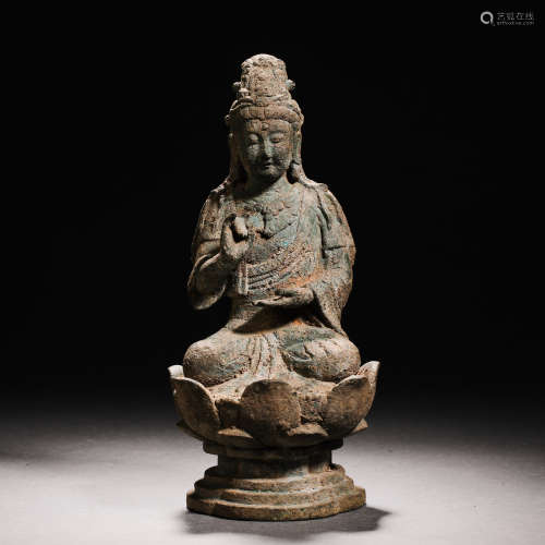 Song Dynasty Gilt Guanyin Buddha Statue