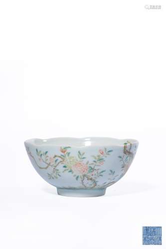 A FAMILLE-ROSE‘FLOWER’BOWL,MAKE AND PERIOD OF DAOGUANG