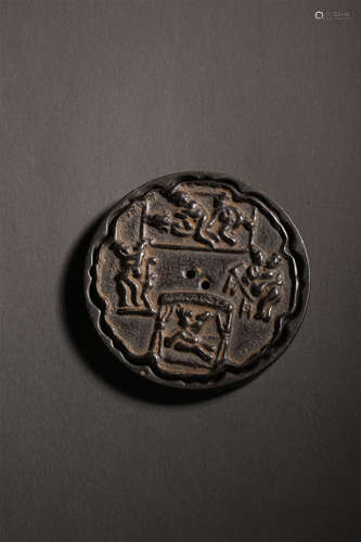 A BRONZE MIRROR, MING DYNASTY