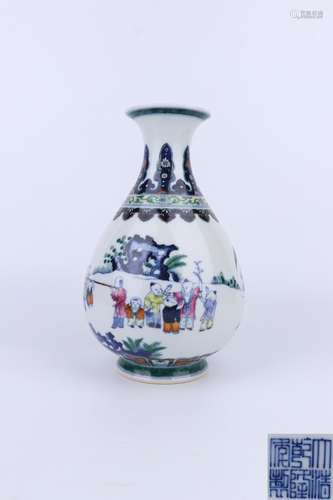 Qianlong Period Doucai Porcelain 