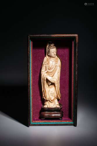 Qing Dynasty Shoushan White Furong Guanyin , China