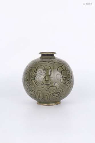 Yaozhou Kiln Porcelain Bottle, China