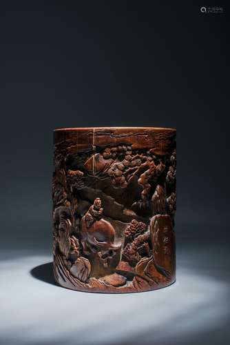 Qing Dynasty Bamboo Carving 