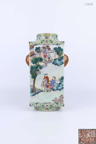 Qianlong Period Famille Rose Porcelain 