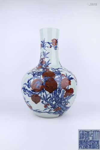Qianlong Period Blue And White Porcelain Underglaze Porcelai...